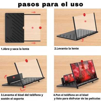 Amplificador de pantalla para teléfono móvil