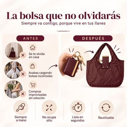 MINI BAE – El llavero que se convierte en bolso